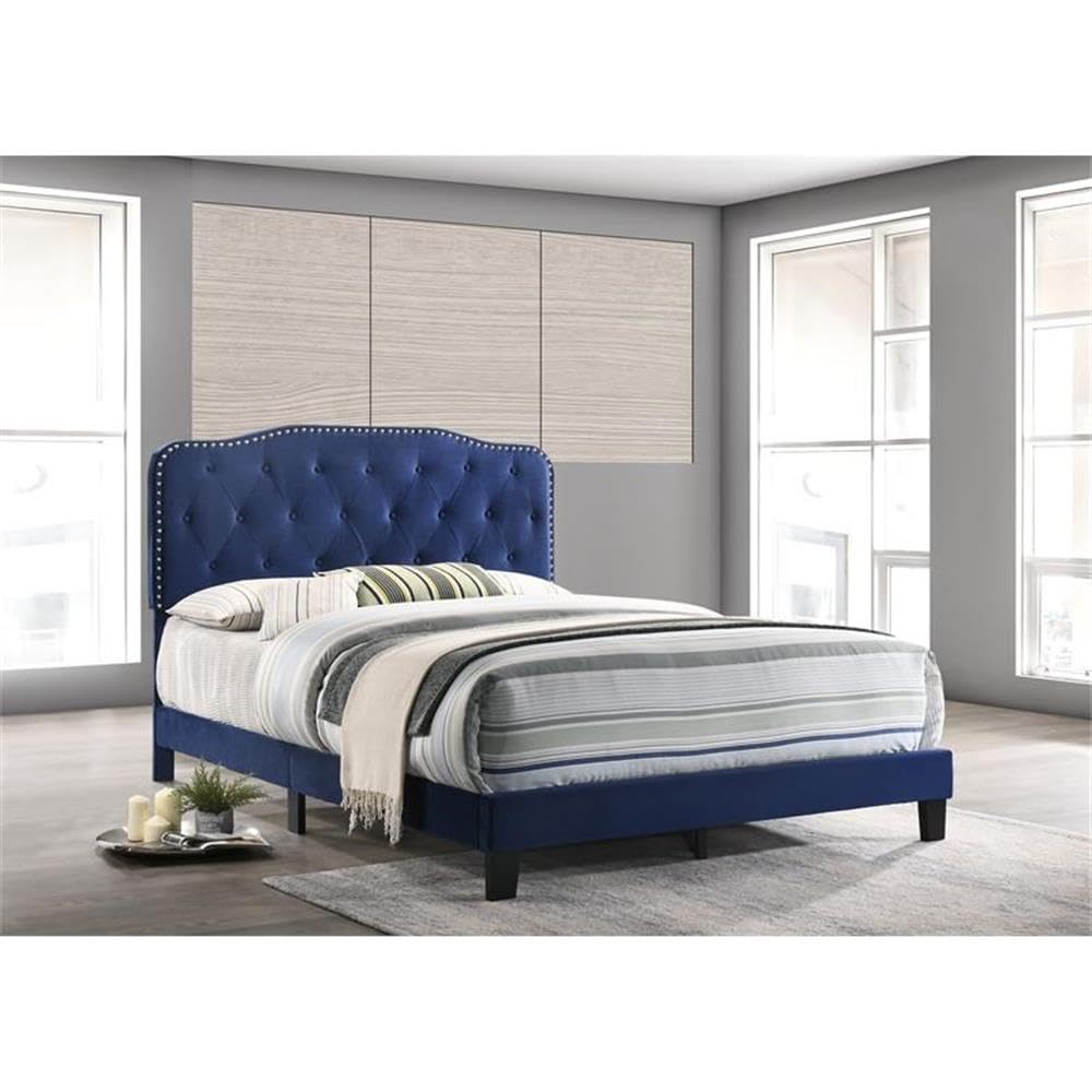 Best Quality Furniture Panel, Queen, Navy Blue
