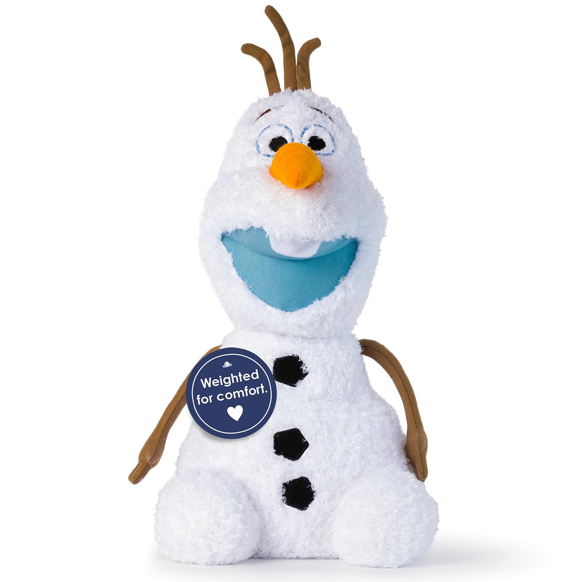Weighted Disney Frozen Olaf Fuzzy Plush Pillow Buddy - 2.5 Lbs Super Soft Stuffed Pillow, 20 Inches