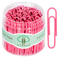 Vinaco Paper Clips Pink, 100 Pack Large Paper Clips 2 Inch (50 Mm), Durable & Rust Resistant, Jumbo Paper Clips. Great For Offic
