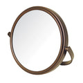 Models Choice JERDON Tabletop Vanity Makeup Mirror with Bronze Finish - 5.5    Diameter Mirror with 5X-1X Magnification - Model
