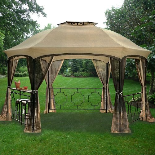 Dawson Hexagon Gazebo Replacement Canopy Top Cover