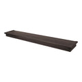 HIGH & MIGHTY 515618 Decorative 36 Floating Shelf Holds up to 25lbs, Easy Tool-Free Dry Wall Installation, Beveled, Retail Packa