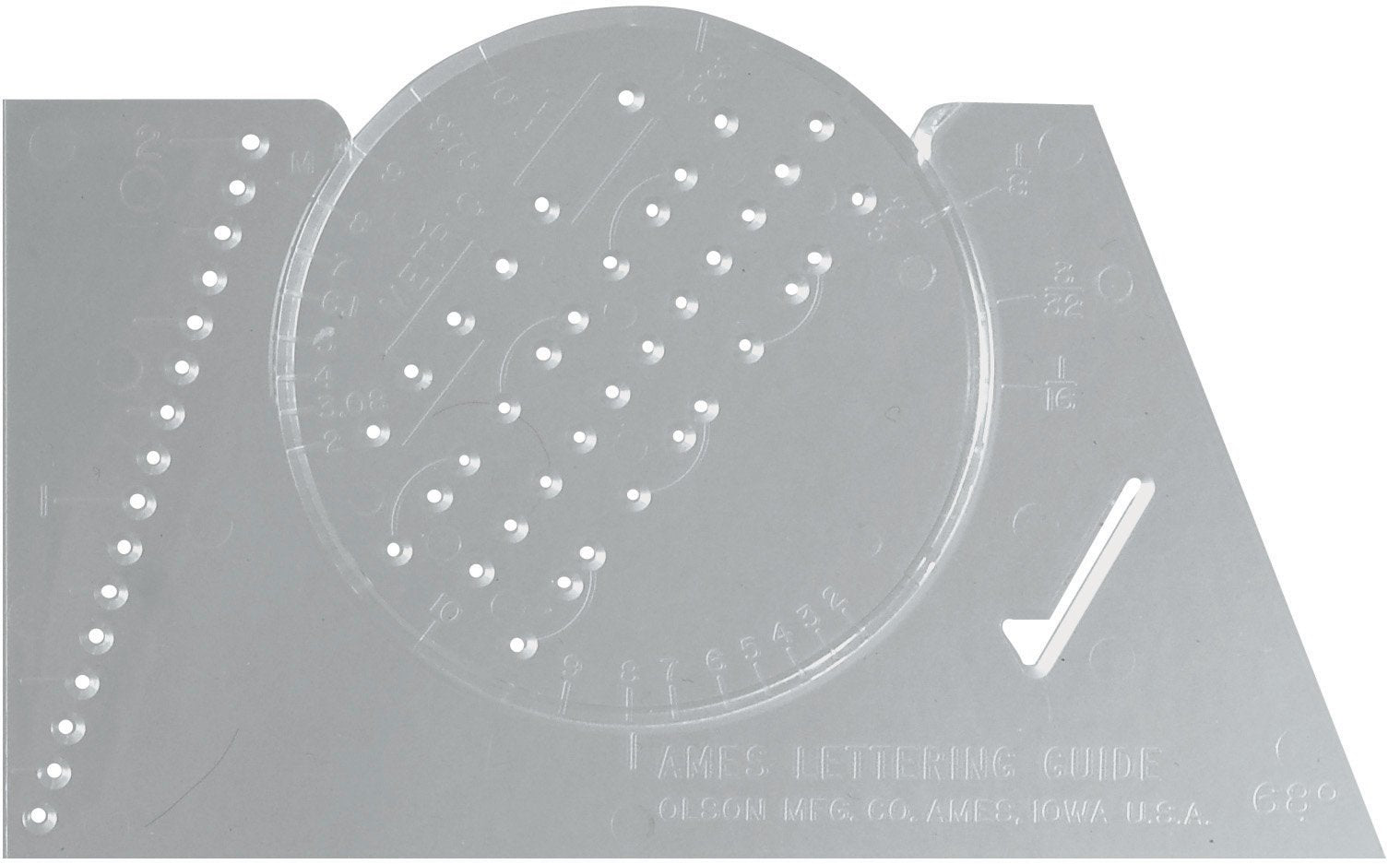 Westcott Lettering, Stenciling Paper Template (Alg-1)