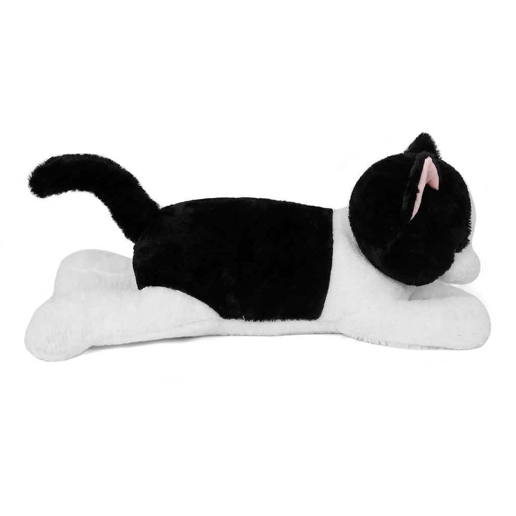 Jellymallow 5 Lbs, 27 Inches Cat Weighted Stuffed Animals, Cuddly Weighted Cat Plush Pillow Giant Plushie Ideal Gift For Adults