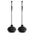 NEIKO 60170A Toilet Plungers | Dual Pack | Patented All-Angle Design | Heavy Duty | Aluminum Handle | Residential, Commercial, a