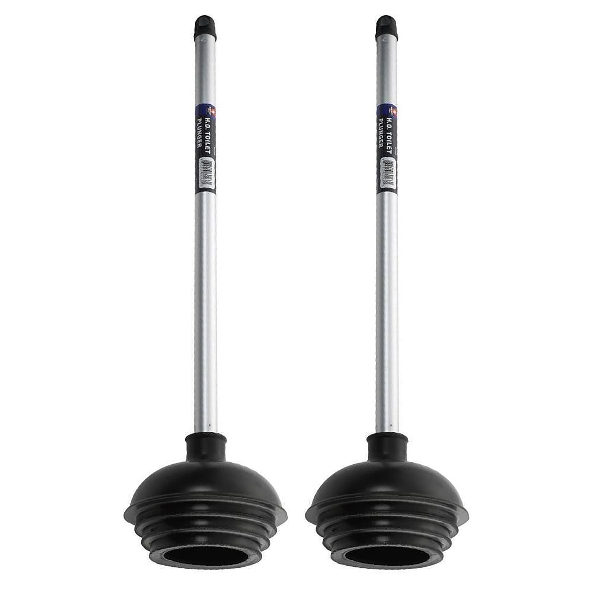NEIKO 60170A Toilet Plungers | Dual Pack | Patented All-Angle Design | Heavy Duty | Aluminum Handle | Residential, Commercial, a