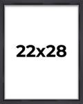 22x28 Shadow Box Frame Contemporary Black | 1'' Depth of Usable Space| Interior Size 22x28 or 28x22 Inches| UV Resistant Acrylic