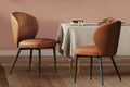 VASAGLE EKHO Collection - Dining Chairs Set of 2, Upholstered Kitchen Chairs, Comfortable Seat, Synthetic Leather with Stitching