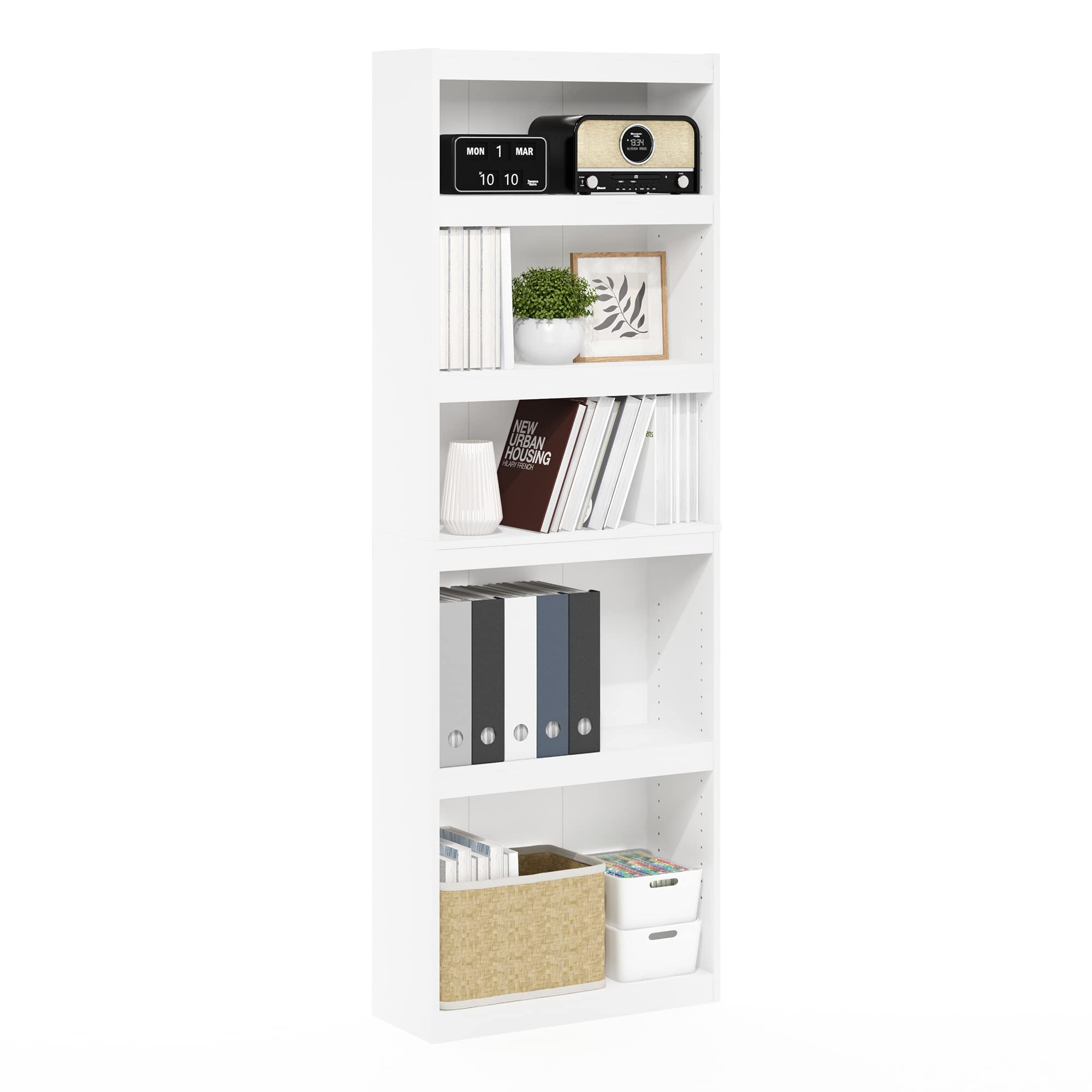 FURINNO JAYA Simply Home 5-Shelf Bookcase - Thumbnail 5