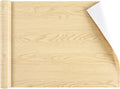 Sia Vendors Brown Wood Contact Paper Peel And Stick Wallpaper, Wood Grain Contact Paper For Cabinets Countertops Shelves Walls, 