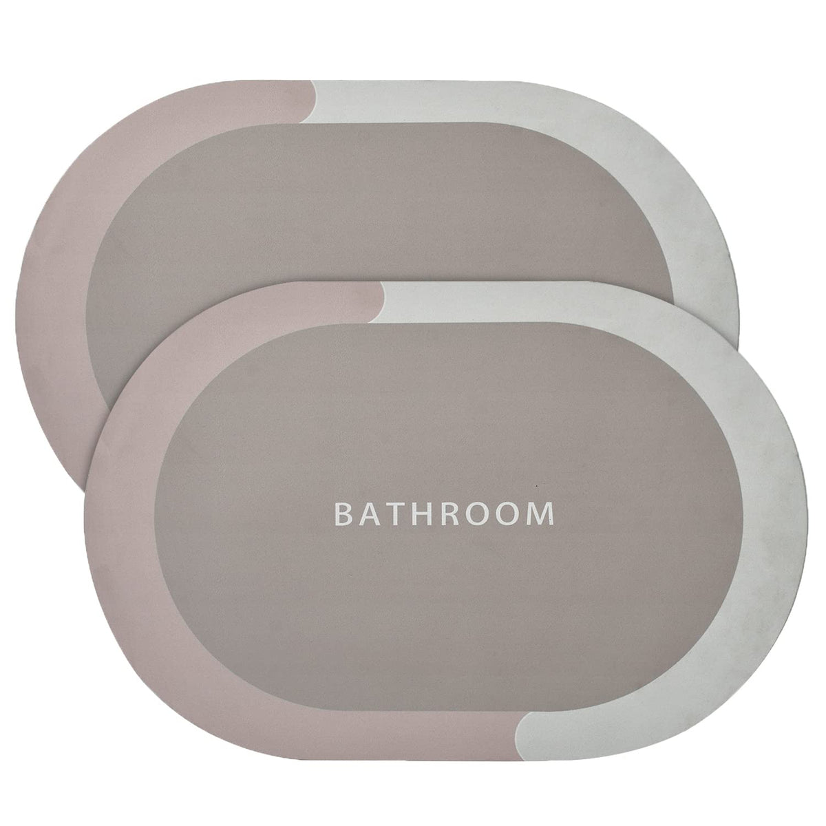 Kuber Industries Bathroom mat|Bathroom mat Super Absorbent Floor mat|Antiskid Bathroom mat|Memory Foam Bathroom Rug Mat|Pack of