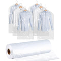 Clysee 450 Count Dry Cleaner Bags, 21 x 40 in Clear Garment Covers