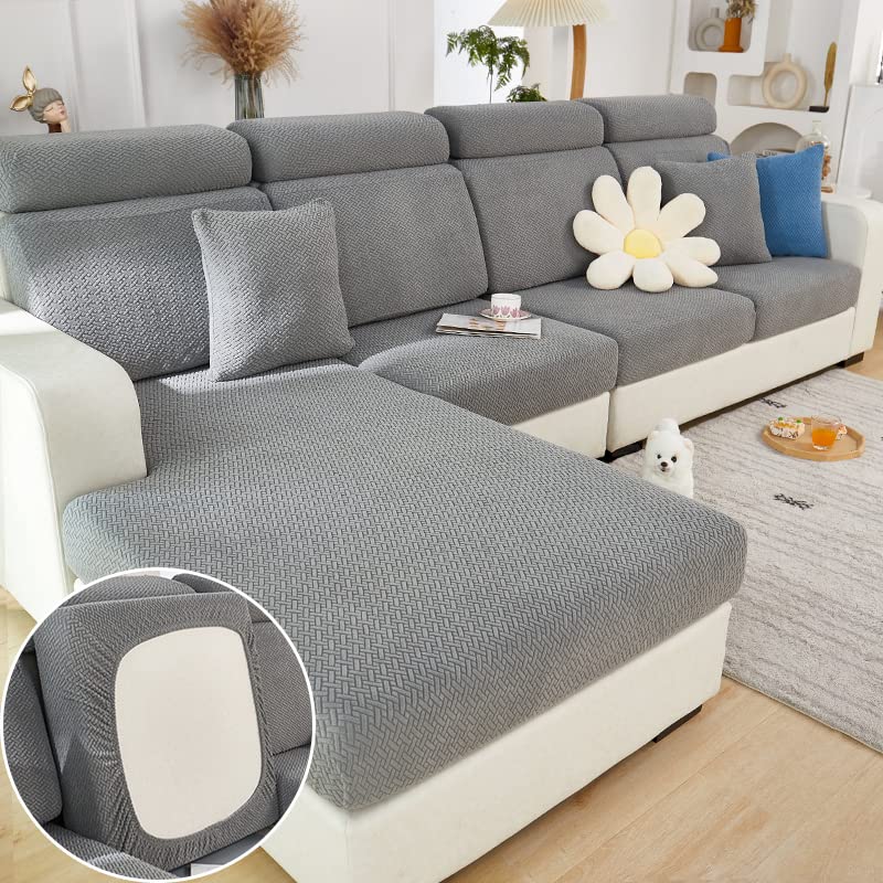Jonuiony Universal Sofa Slipcover, 2024 Wear-Resistant Sofa Cover, L Shape Sectional Headrest Couch Covers, Sofa Head Rest Cushi