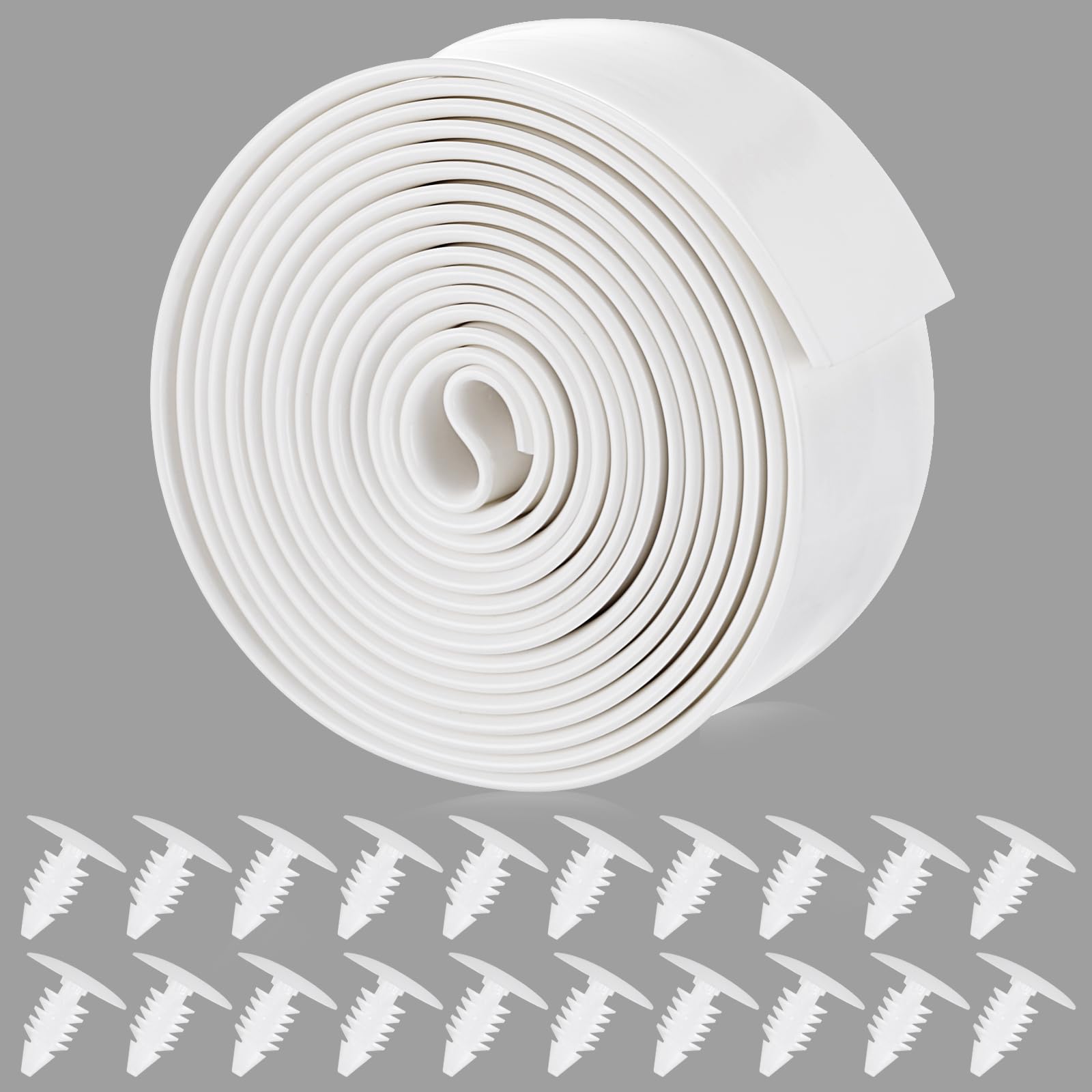 Landical 2' X 10 Ft Vinyl Straps For Patio Chairs Repair Webbing Lawn Chair Replacement Straps With 20 Pcs Rivets For Summer Ga