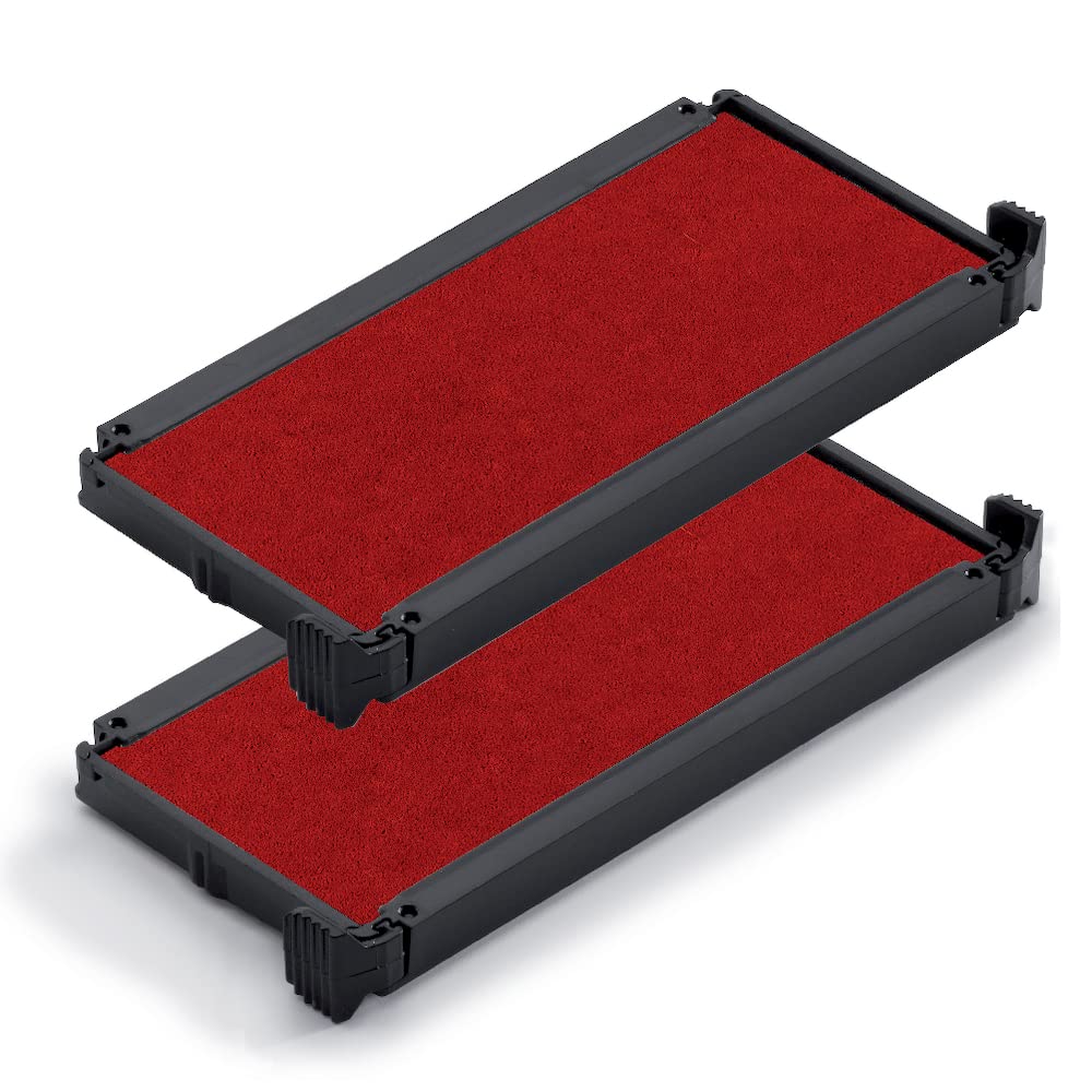 Trodat Replacement Ink Pads 6/4915 - Pack Of 2 - Red Ink - For The Printy 4915