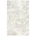 Peace 8'9" X 11'9" Abstract Ivory/Grey/White Hand-Tufted Area Rug