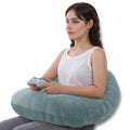 Queen Rose Reading Pillow, Gaming Pillow For Lap, Sitting In Bed Or Sofa, Extra Arm Rest For Reading, Playing Or Crocheting, Sof