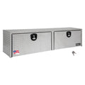 Buyers Product 1701563 Silver Aluminum Diamond Tread Topsider Truck Tool Box, 72 x 18 x 16 Inch, Made in USA, Professional-Grade