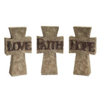 Hope, Faith, Love Cross (Set Of 3)