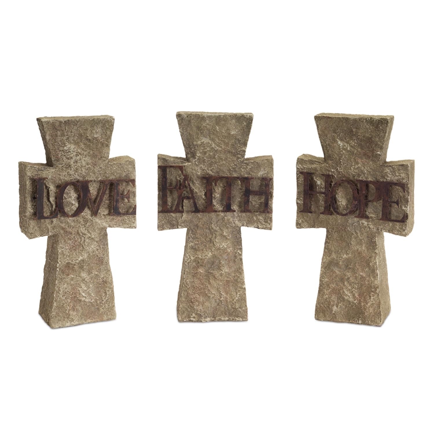 Hope, Faith, Love Cross (Set Of 3)