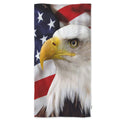oFloral Hand Towels American Bald Eagle USA Flag,Soft Comfortable SuperAbsorbent Towel for Bath/Kitchen/Yoga/Golf/Hair Towel fo
