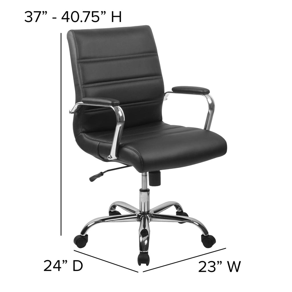 Flash Furniture 5 Piece Cherry Oval Conference Table Set With 4 Black And Chrome Leathersoft Executive Chairs