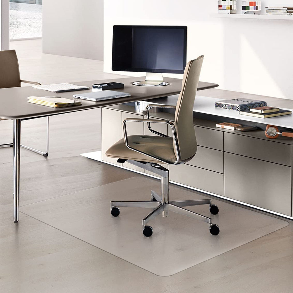 Naturehydro Large Office Chair Mat For Hardwood Floor - 53' X 45' Plastic Rolling Chair Mat For Hard Wood Tile Floor Protection, Bpa And Phthalates Free (Rectangle)