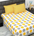JAIPUR PRINTS 100% Cotton bedsheet Double Bed Jaipuri Rajasthani Fabric Multicolor Cotton Bedsheet Bazar with 2 Pillow Covers  