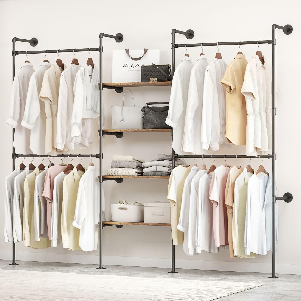 DABILONGC Industrial Pipe Clothing Rack