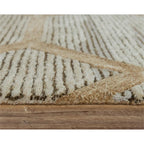 Rizzy Home Alora Decor Honey 5'X7'6" Geometric Beige/Ivory Hand-Tufted Area Rug