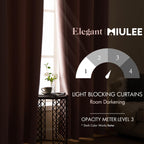 Miulee Room Darkening Curtains Thermal Insulated Drapes Solid Window Treatment Set Grommet Top Light Blocking Blackout Curtain For Living Room/Bedroom 2 Panels 42 X 84 Inch Baby Pink