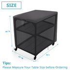 Hengme Outdoor Prep Table Cover,36 Inch Waterproof Outdoor Table Cover For Stainless Steel Table Metal Bbq Table Cover All Seaso