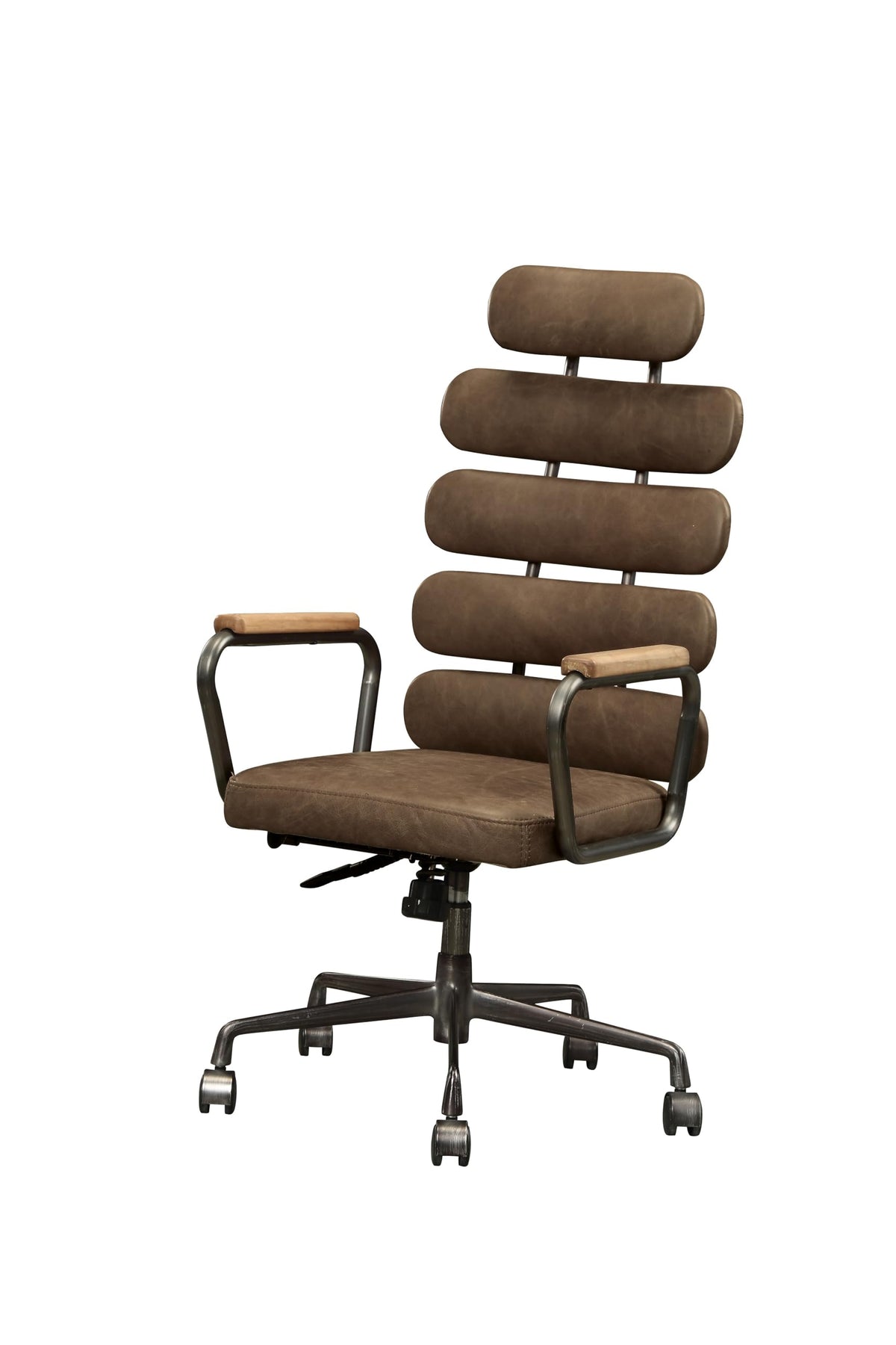 ACME Furniture Calan Office Chair, Retro Brown Top Grain Leather