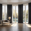 LOYOLADY 18 ft Extra Length Sheer Curtains for Villa Living Room French Window Curtain 216 inches Long Ceiling to Floor
