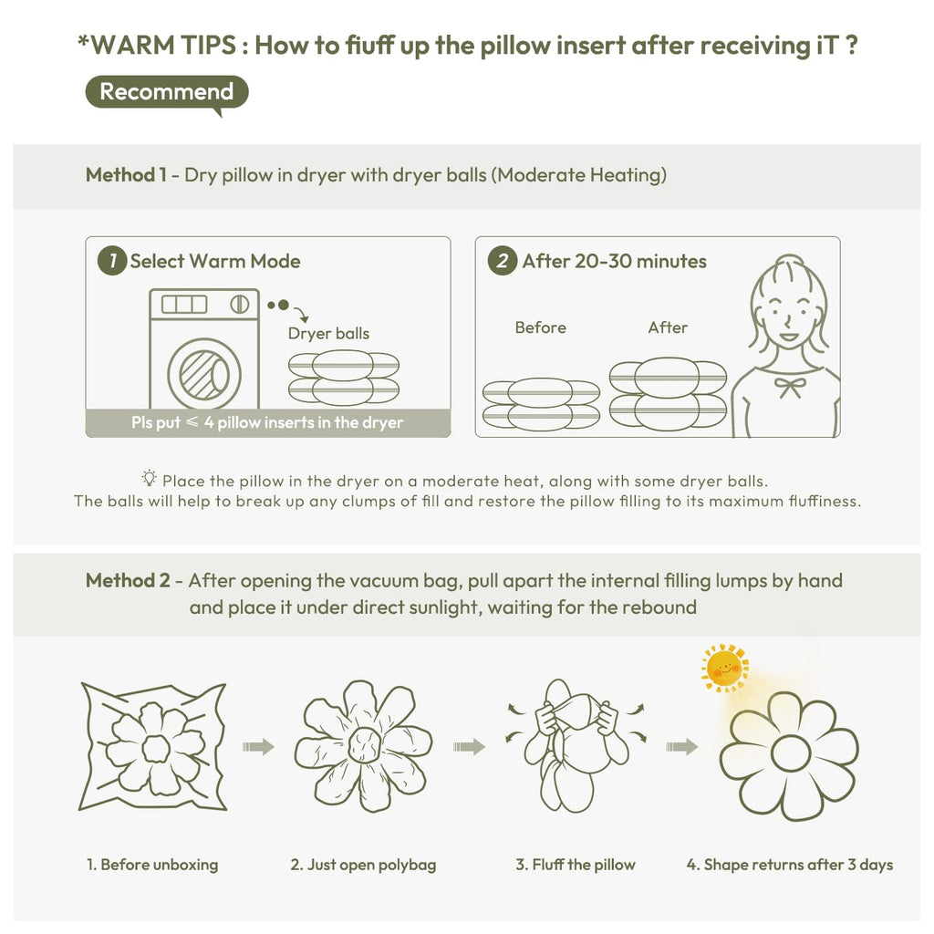 Sioloc Flower Shaped Throw Pillow, Fun Daisy Pillow, 19.7'' White Flower Pillow Cute Decorative Seat Cushion Aesthetic Flower Pl