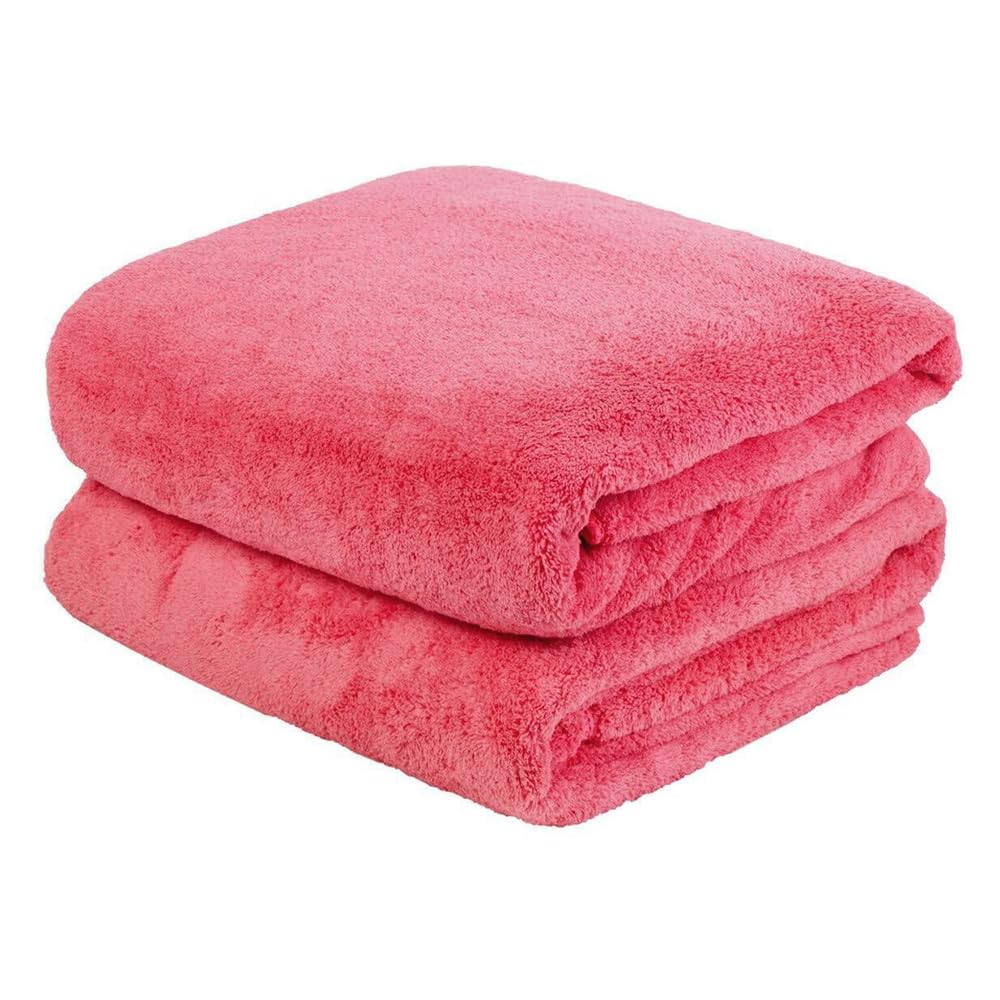 JML Luxury Hotel & SPA Bath Towels (2 Pack, 30''x60'') - 350GSM High Density Fleece Towel Sets - Super Soft and Absorbent, Lint 