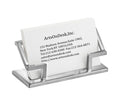 Artsondesk Modern Art Business Card Stand Holder St201 Stainless Steel Silver Color Patented Luxury Desk Accessory Name Card Cas