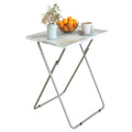 Garden 4 you Portable Folding TV Tray Dinner Snack Trays Table Portable Foldable Table Small Sofa Bedside Tables with Light Weig