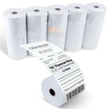 Tk Thermal King, (10 Rolls) 3 1/8' 230' Feet White Thermal Paper Cash Register Pos Receipt, Fits All Credit Card Terminal Print