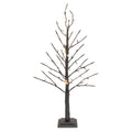 Melrose Paper 78 Led Lights Twig Christmas Tree, 36-Inch Height, Black, Holiday Season Decoration