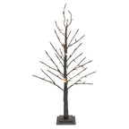 Melrose Paper 78 Led Lights Twig Christmas Tree, 36-Inch Height, Black, Holiday Season Decoration
