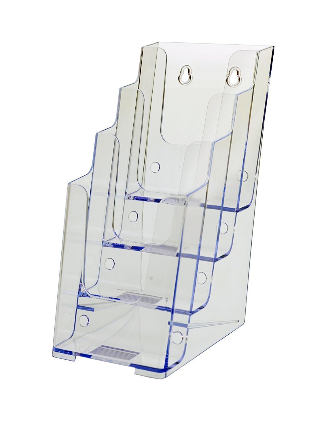 Sourceone.Org 4 Tier Tri-Fold Brochure Holder Lucite Counter Top