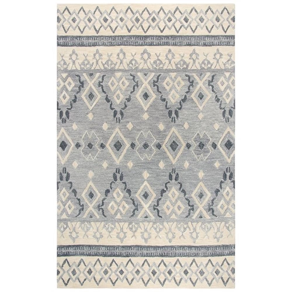 Rizzy Home Alora Decor Lavine 10' X 13' Tribal Motif Natural/Gray/Dk Gray Area Rug
