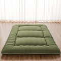 Zelladorra Japanese Floor Mattress, Futon Mattress with Portable Storage Bag and Washable Cover, Roll Up Thick Tatami Mat Suitab