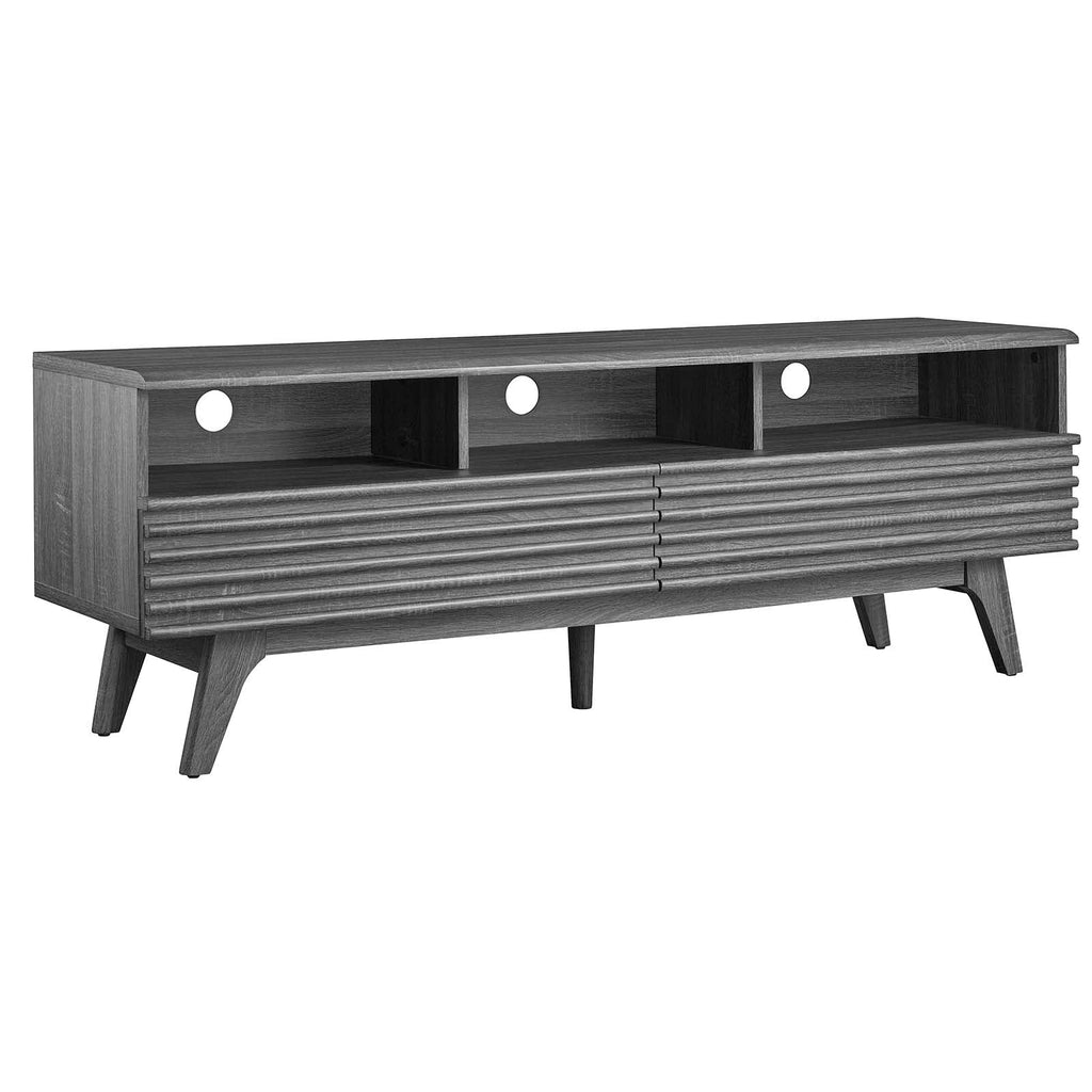Modway EEI-6228-CHA Render 60" TV Stand, Charcoal