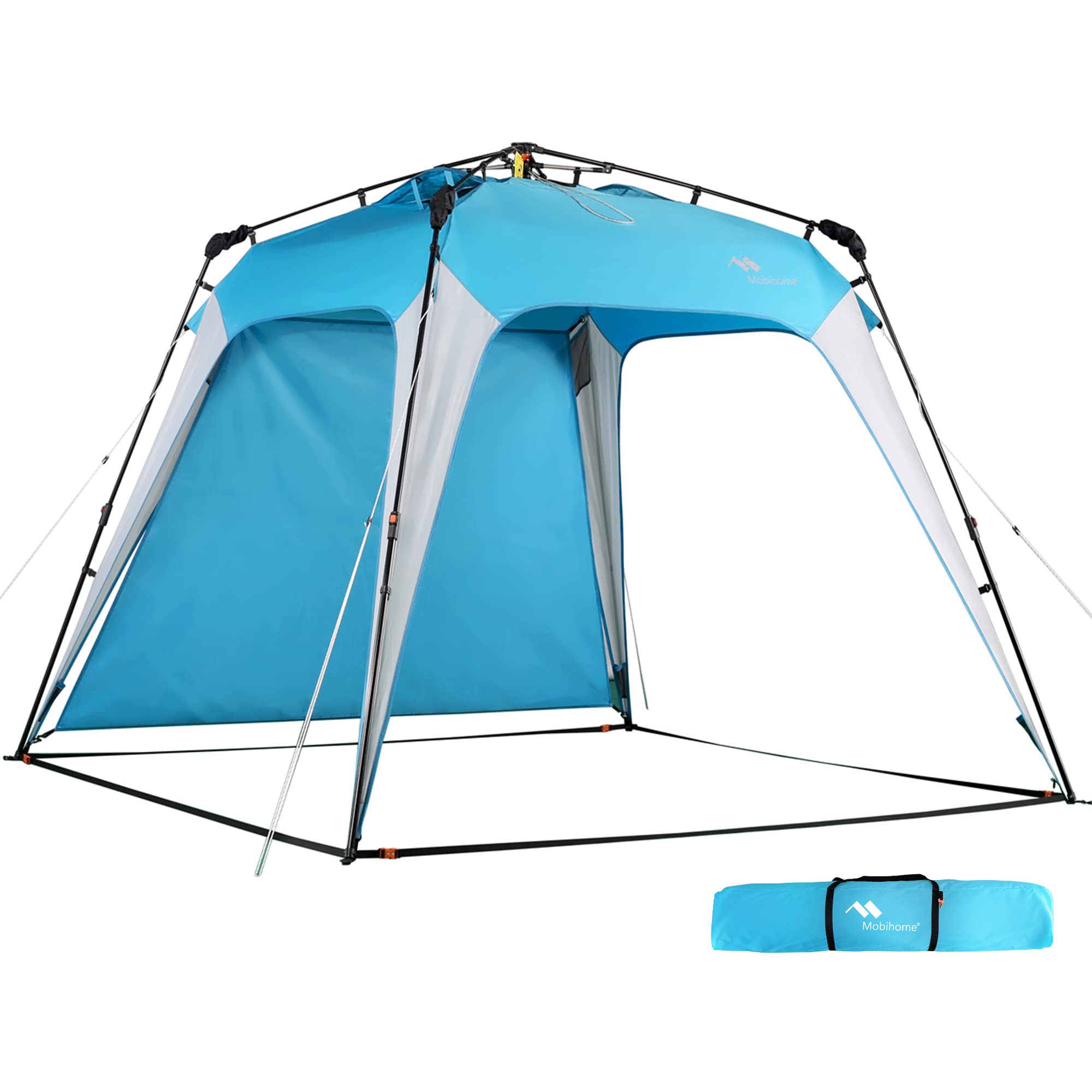 8.2'X8.2' Pop Up Canopy, 2023 Upgraded Outdoor Canopy, Portable Instant Camping Canopy, Easy Set-Up Canopy With 1 Sidewall