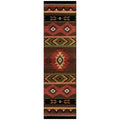 Phoenix Ph3 Brown Southwestern Rug Runner 2' 3" X 7 ' 6"