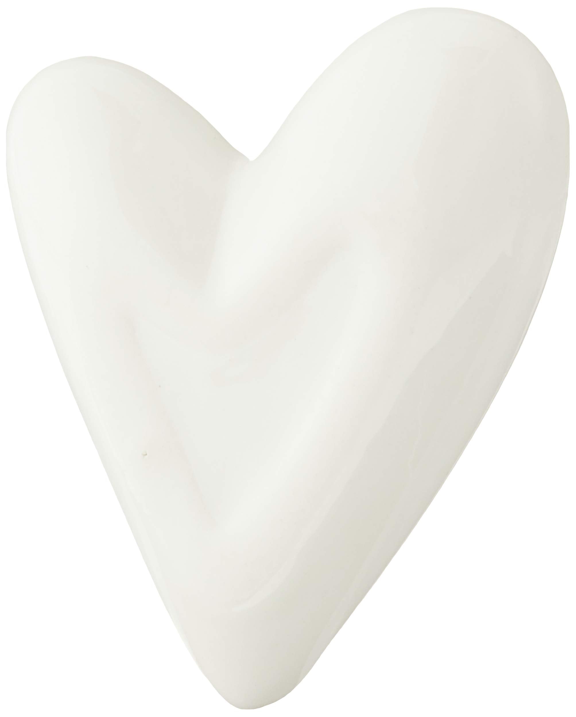 Creative Co-Op Ceramic Heart Ring Dish