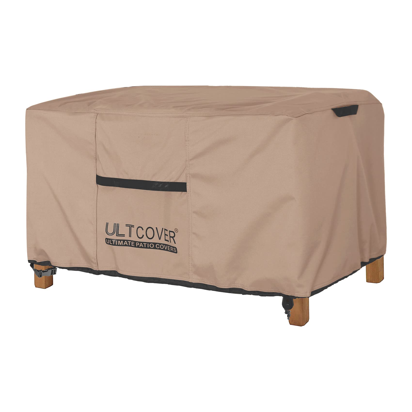 Ultcover Patio Coffee Table Cover, Waterproof Rectangular Outdoor Small Side Table Cover 36X22X18 Inch