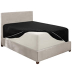 Nestl Extra Deep Pocket Full Fitted Sheet, Black Full Size Fitted Sheet Only, 1800 Microfiber Fitted Bed Sheet, Ultra Soft Full Bed Fitted Sheet Fits Up To 24 Inch Mattress